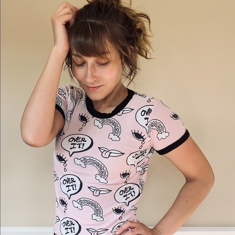 Sassy girl crop top